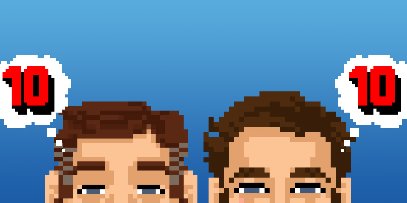 Joe and Matt peer out at you. Don't break eye contact. Listen now. Special No. 3: 10th Anniversary Spectacular
